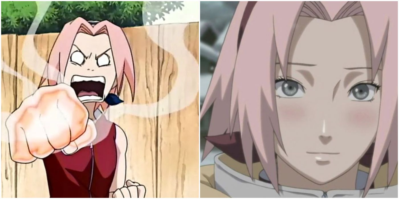 sakura punches sasuke