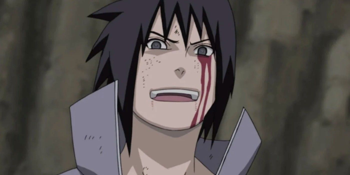 Sasuke Looks Down On His Enemies In Naruto Shippuden