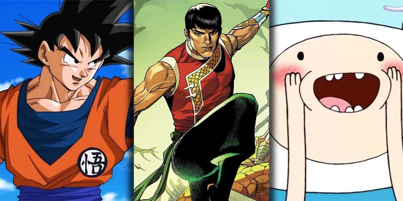 Shang-Chi Cartoons Featured Image showing characters from animated shows