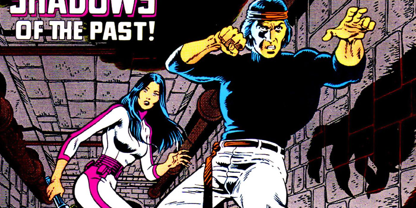 Shang-Chi in his casual wear with Leiko Wu