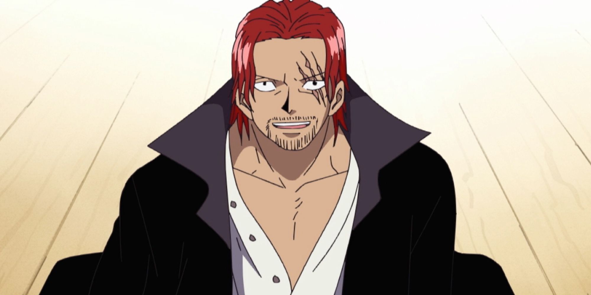 Shanks meeting with Whitebeard in One Piece