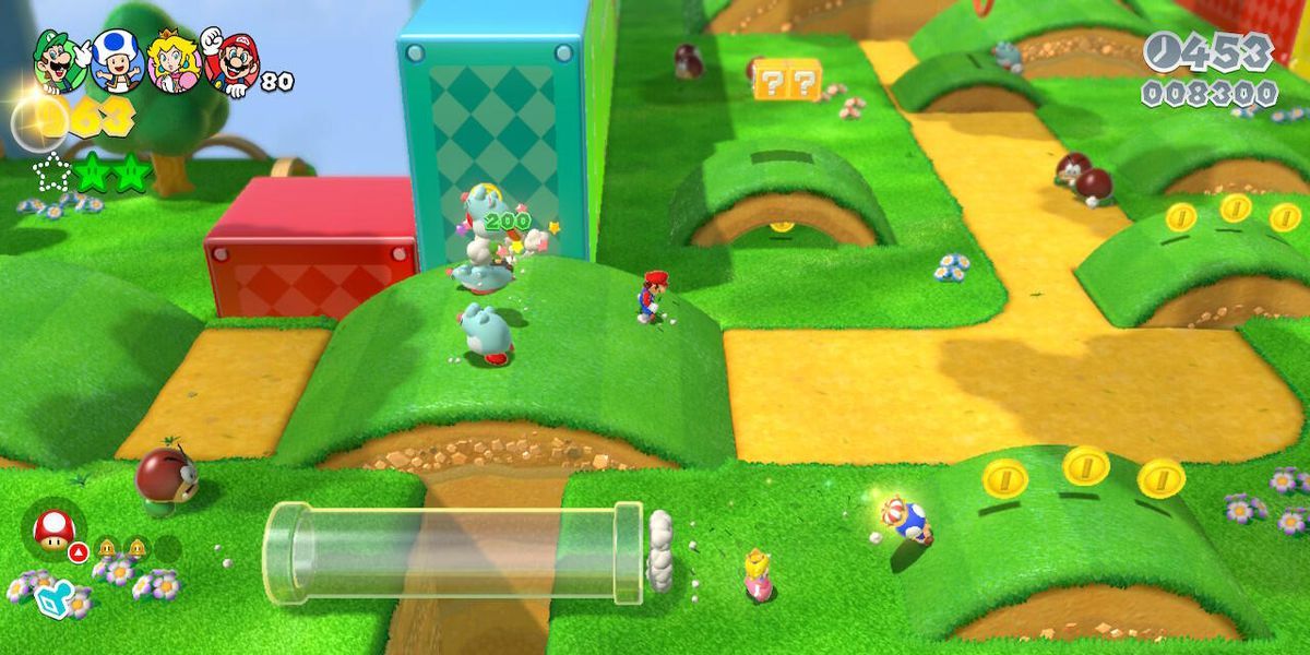 Multiplayer in Super Mario 3D World