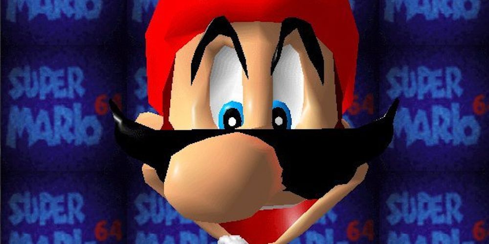 Games Super Mario 64 Mario Face Stretch