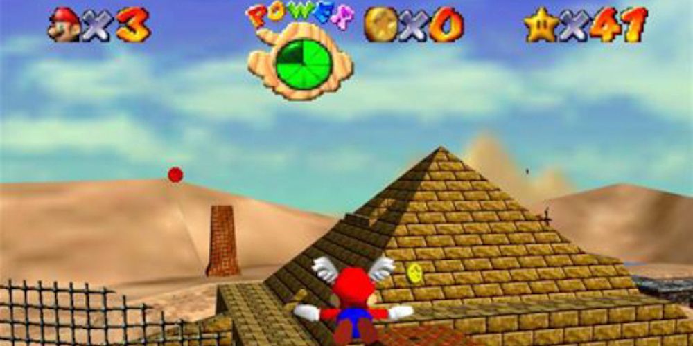 Games Super Mario 64 Mario Wing Cap Flight