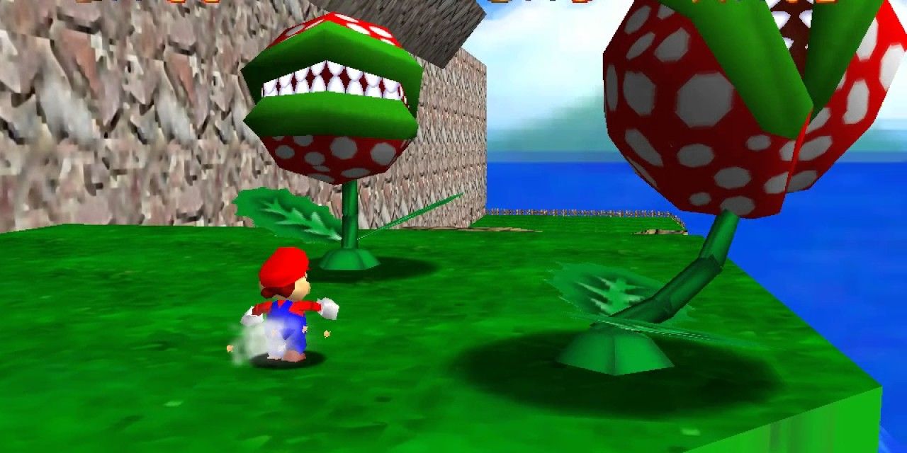 Games Super Mario 64 Piranha Flower Attack