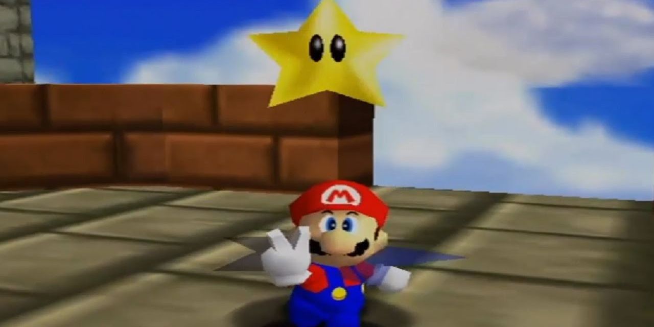Games Super Mario 64 Power Star Obtained