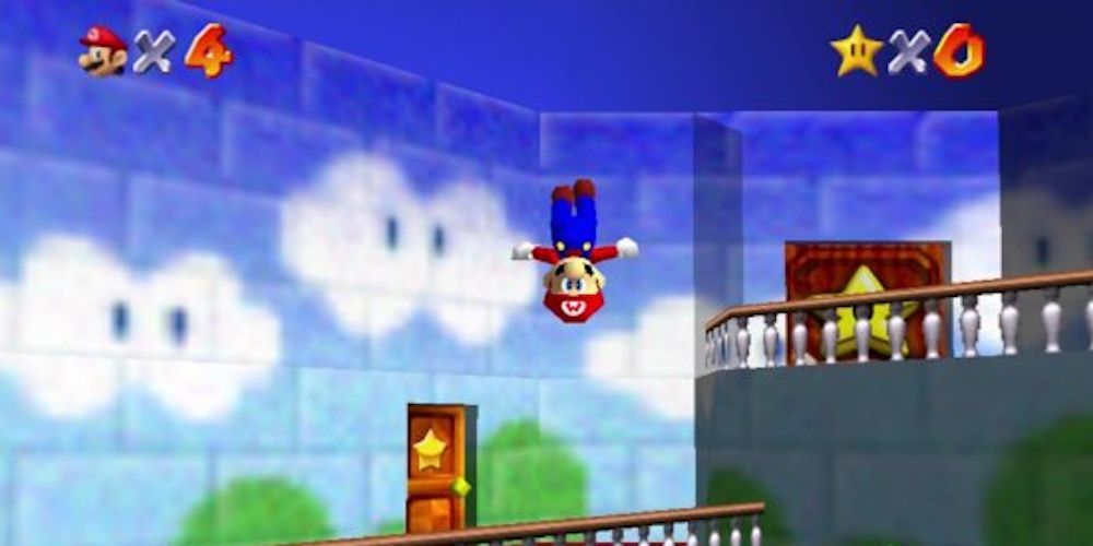 Games Super Mario 64 Triple Jump Falling