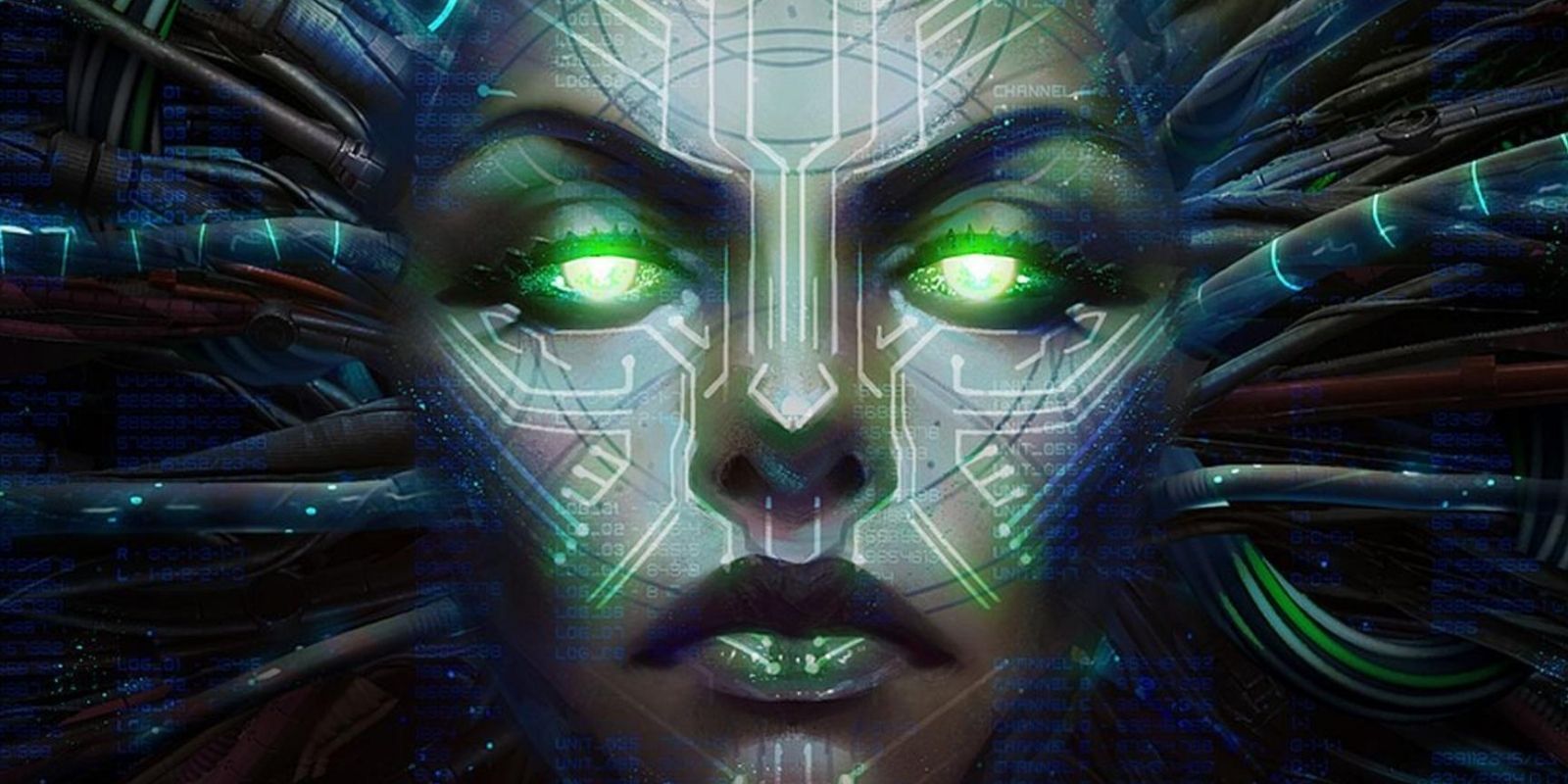 A picture of SHODAN as seen in System Shock.