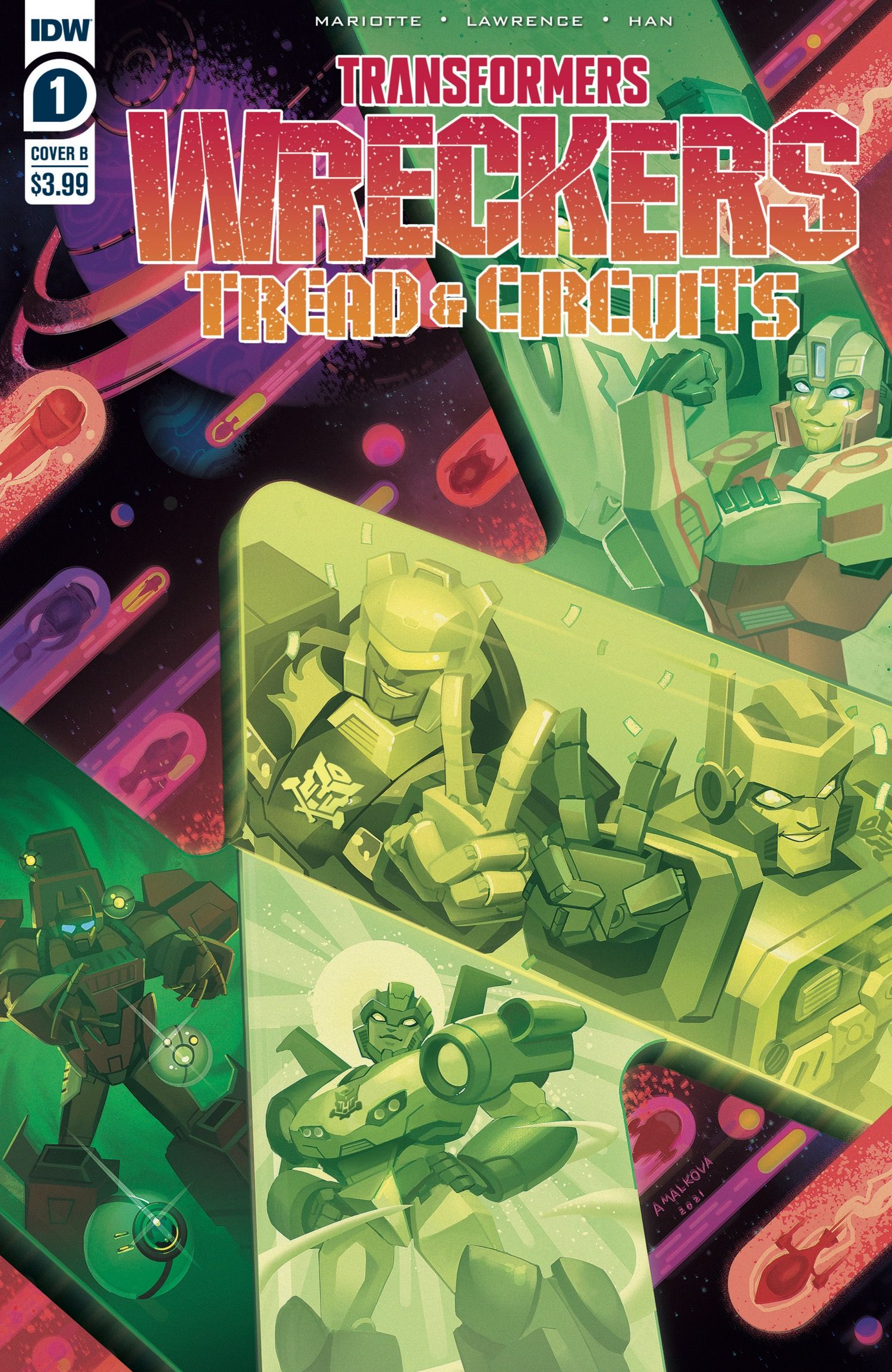 Transformers: Wreckers - Tread &amp; Circuits #1 Cover B
