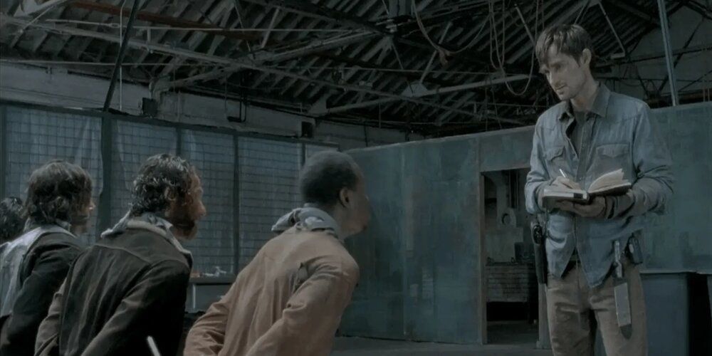 The Terminus Cannibals in their bloodletting room The Walking Dead