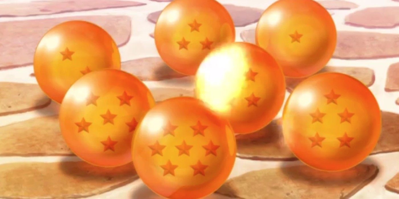 The Dragon Balls Together In Dragon Ball