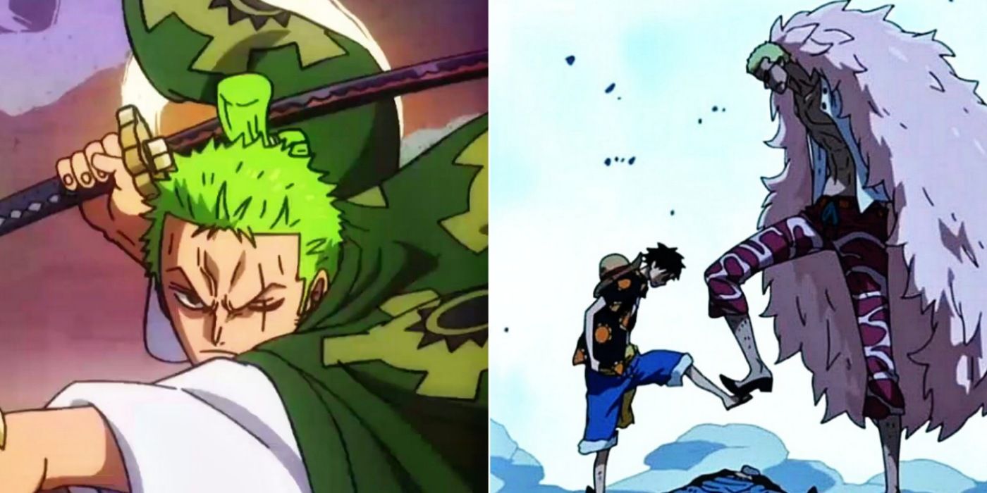 Roronoa Zoro Luffy vs Doflamingo One Piece