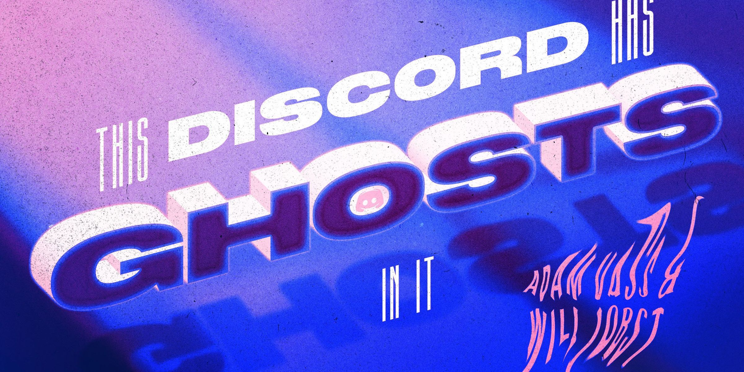 This discord has ghosts in it logo 