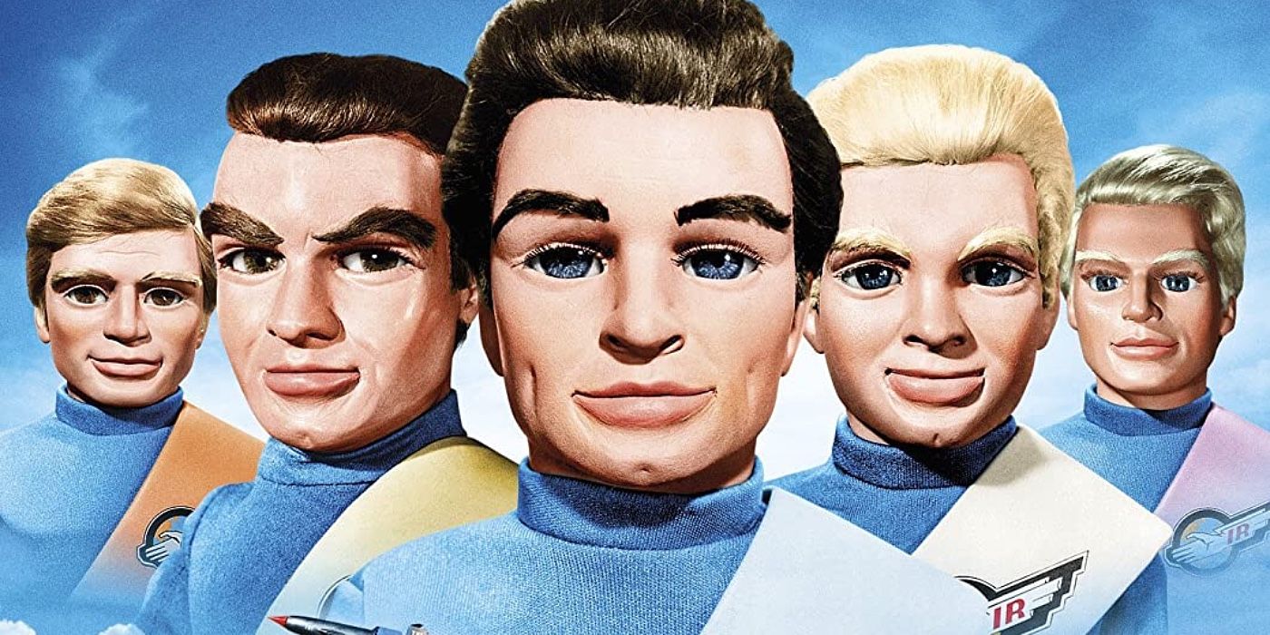 DVD cover for the classic Thunderbirds puppet show