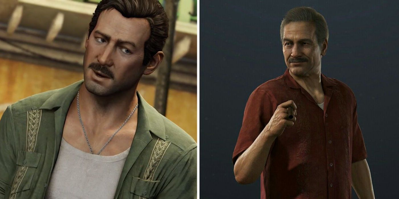 Uncharted Young Sully And Older Sully