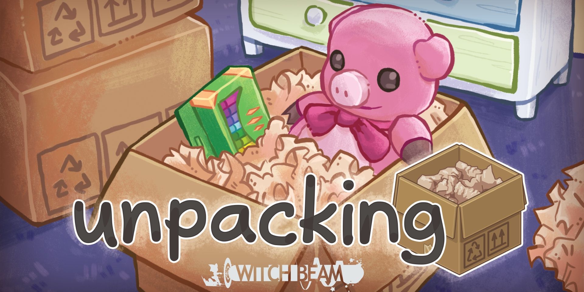 Key art for the game Unpacking
