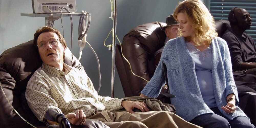 Walter White undergoes chemotherapy in Breaking Bad