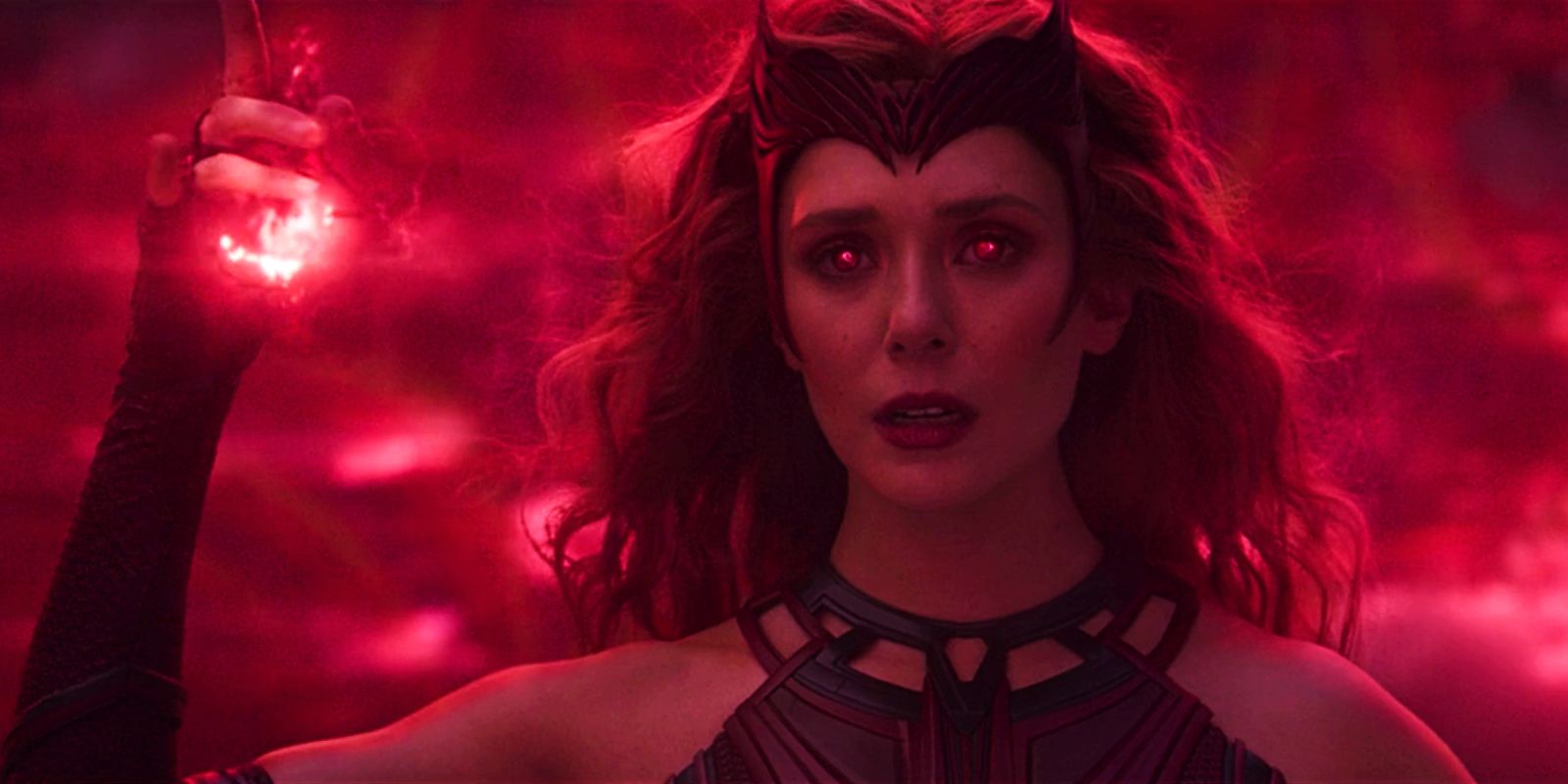 Wanda becoming the Scarlet Witch in Wandavision