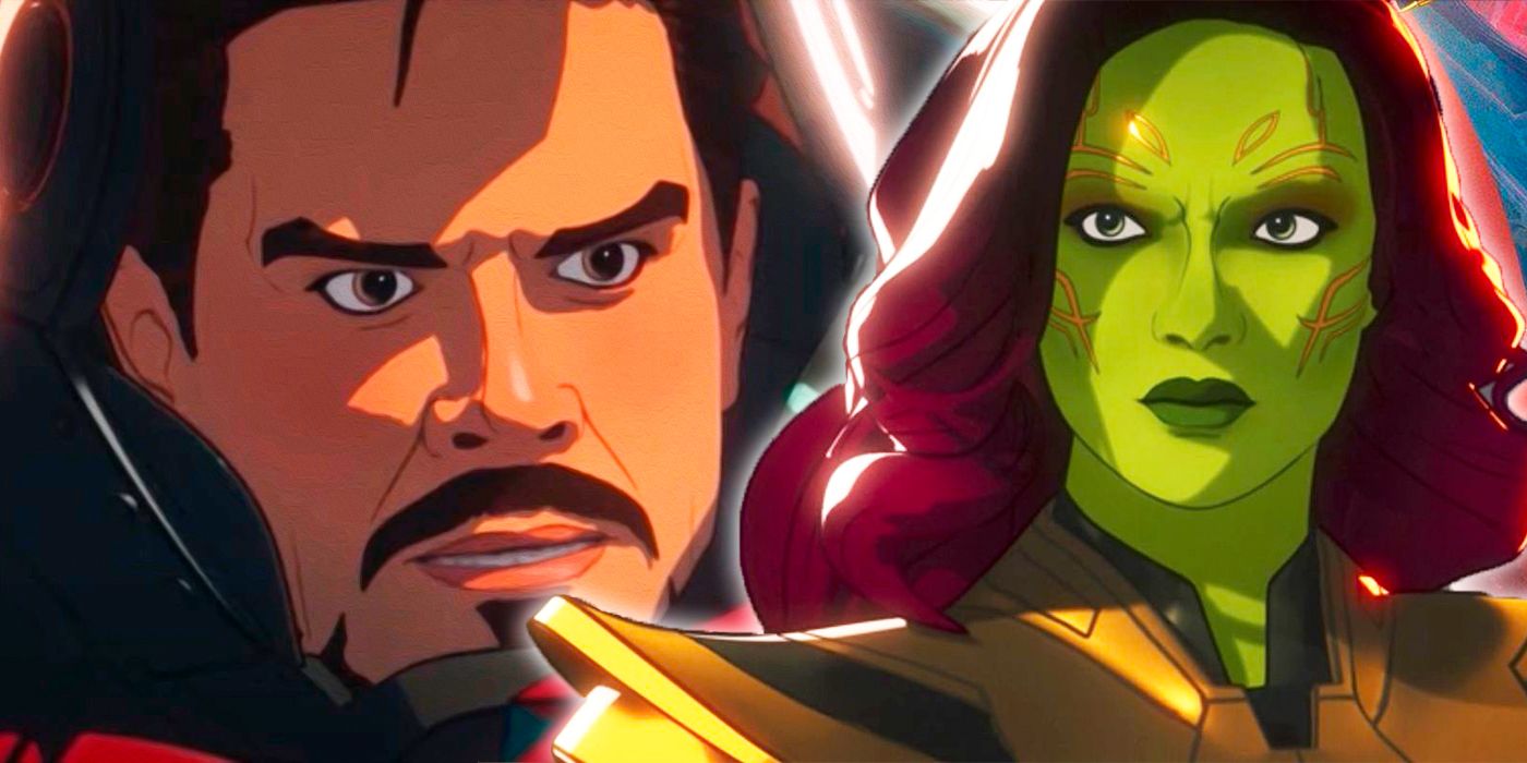 Gamora and Tony Stark from What If