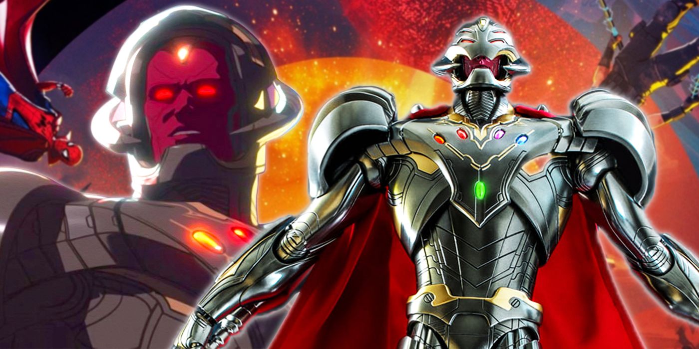 Vision as Ultron in a Hot Toys collectible figure