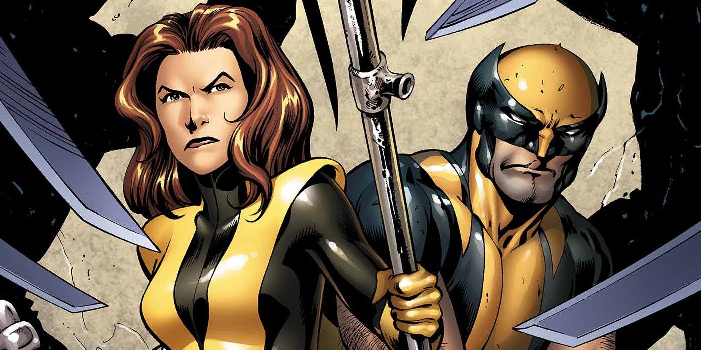 Kitty Pryde with Wolverine