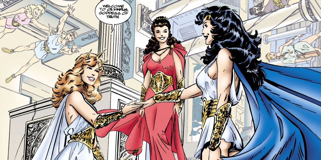 Wonder Woman as the Goddess Of Truth in DC Comics