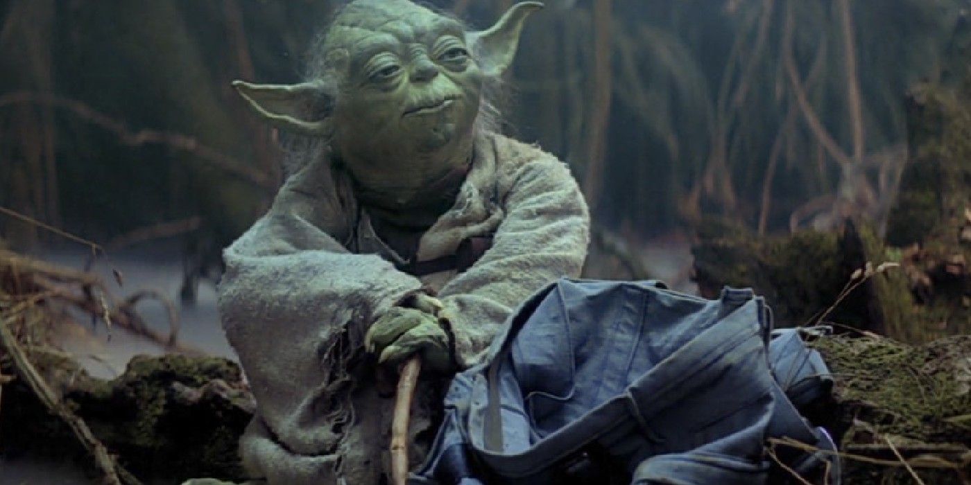 Yoda Arrives At Lukes Camp In The Empire Strikes Back