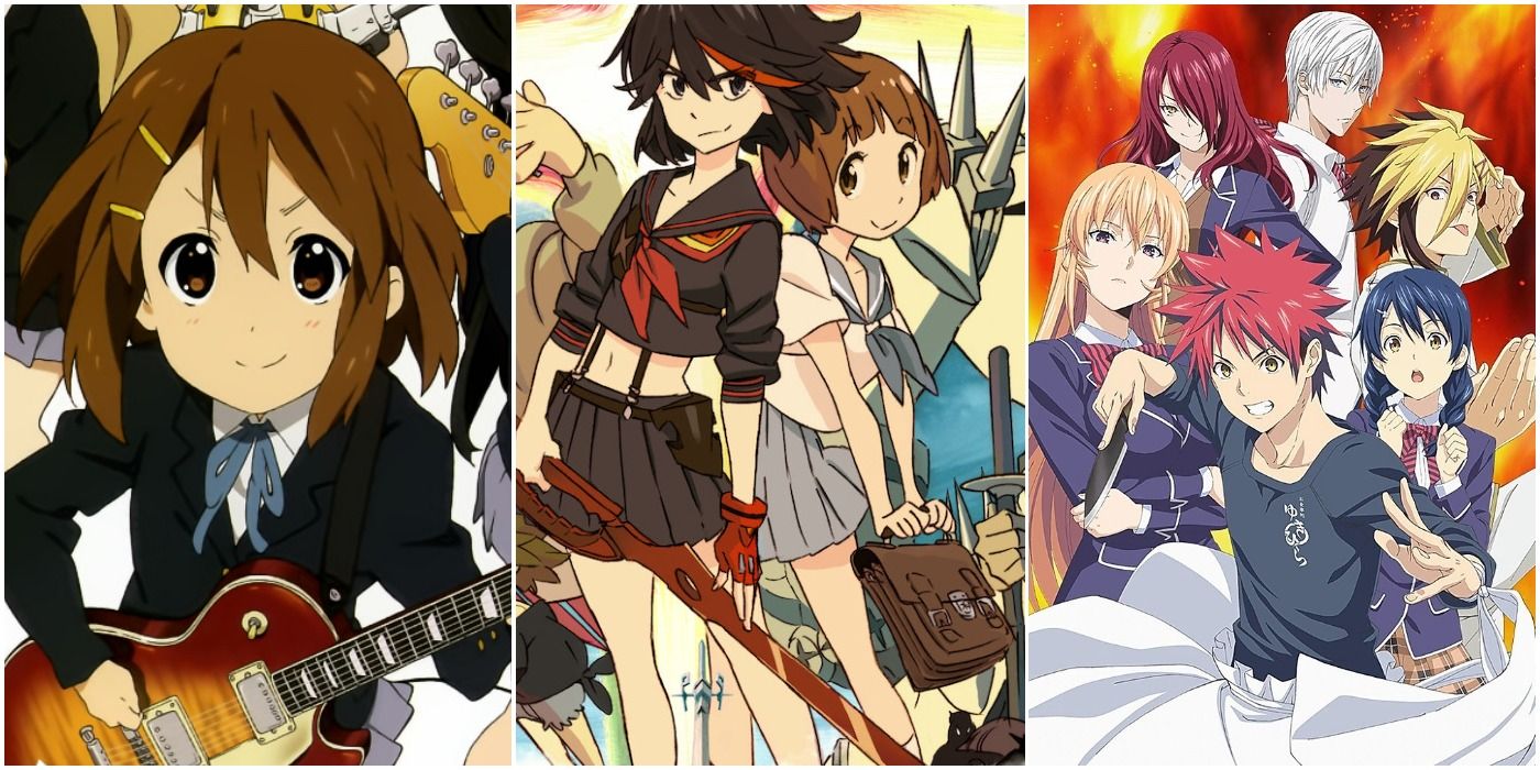 k-on kill la kill food wars