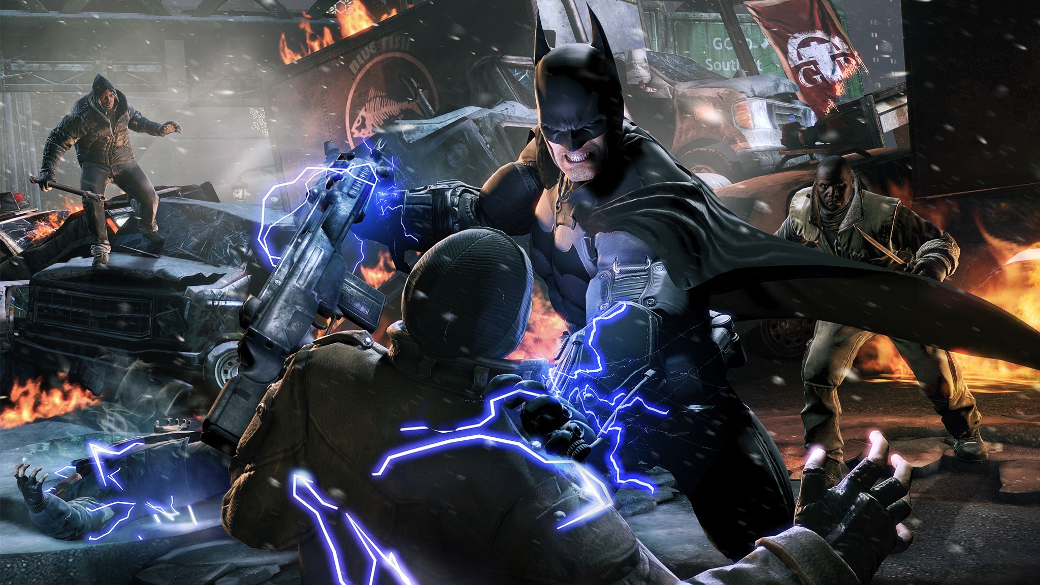 Batman's Shock Gloves make him an unstoppable force in Batman: Arkham Origins.