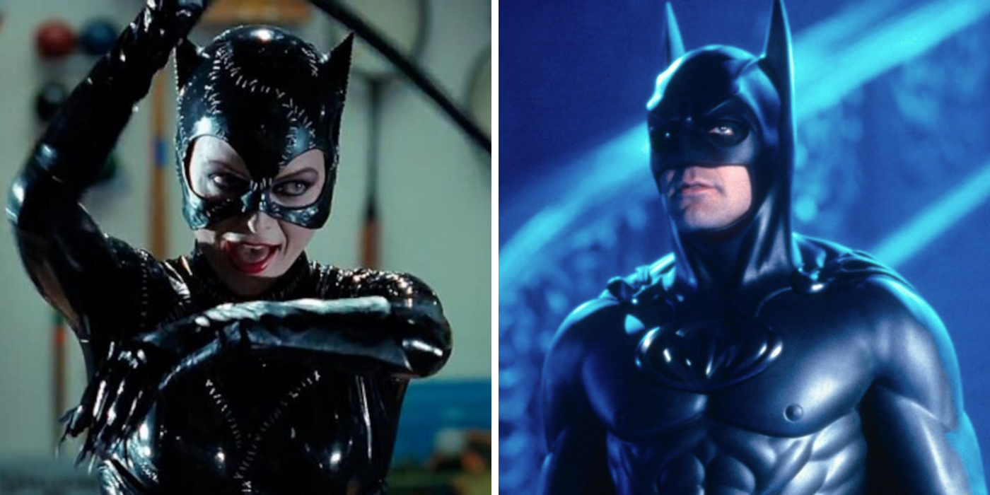 Michelle Pfeiffer as Catwoman & George Clooney as Batman