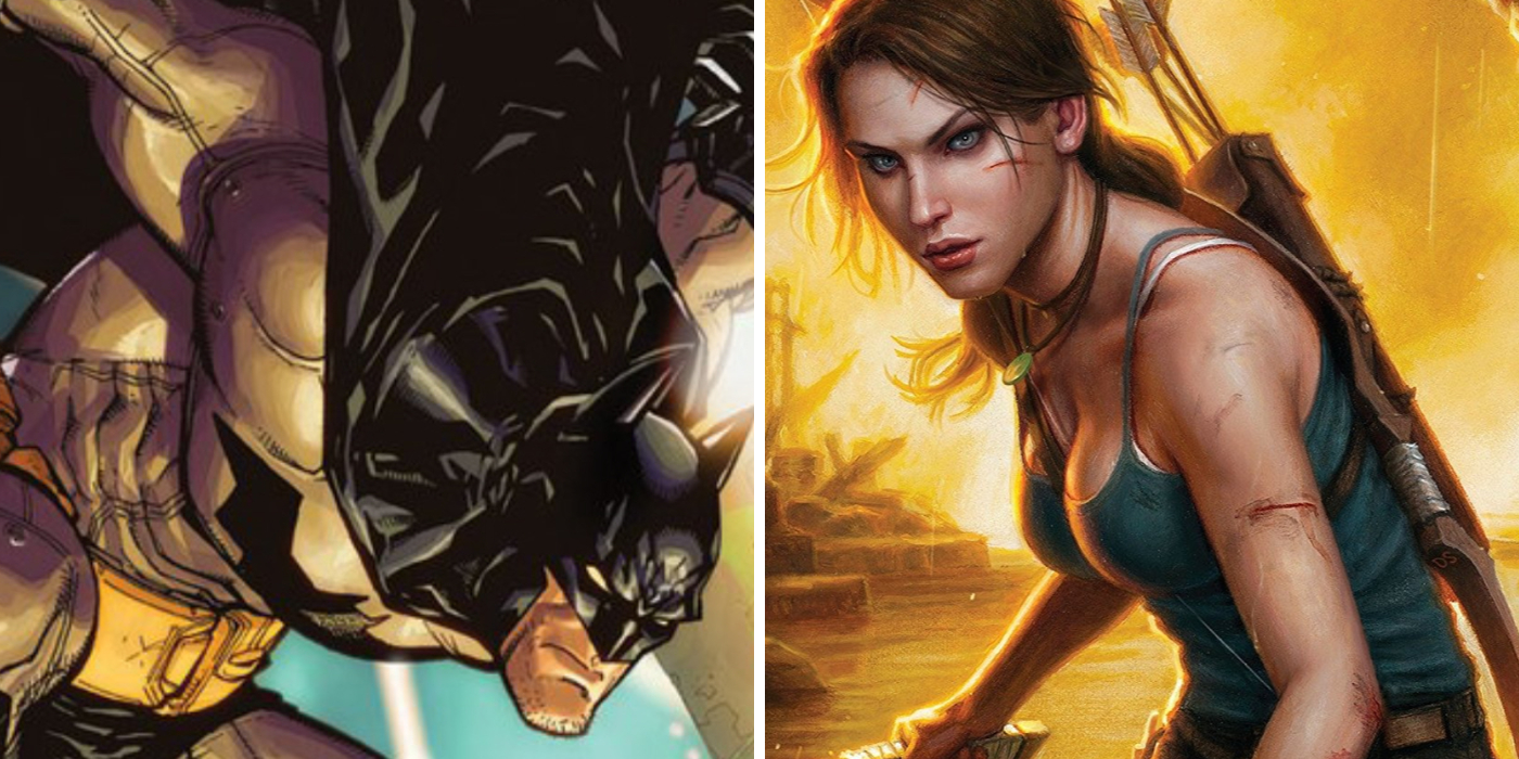 Batman Arkham City Cover & Tomb Raider Dark Horse Cover