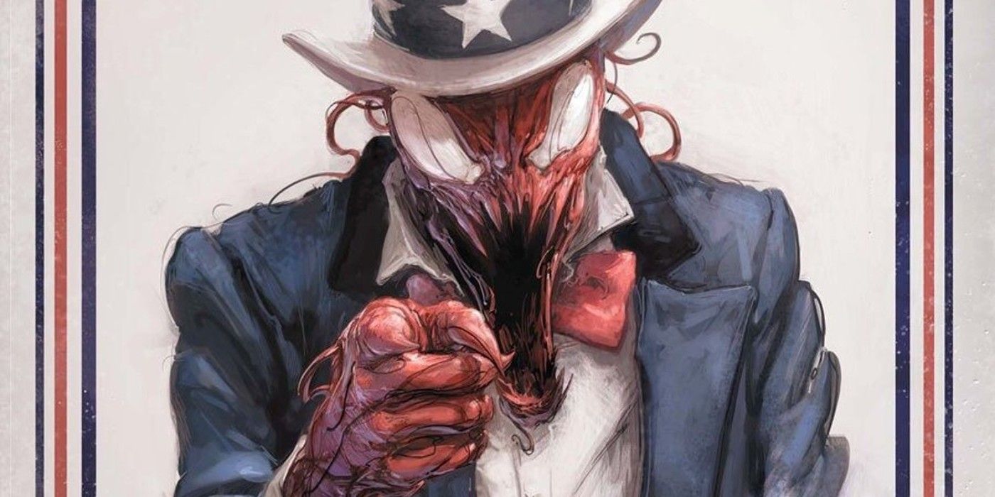Carnage dressed as Uncle Sam in Carnage USA