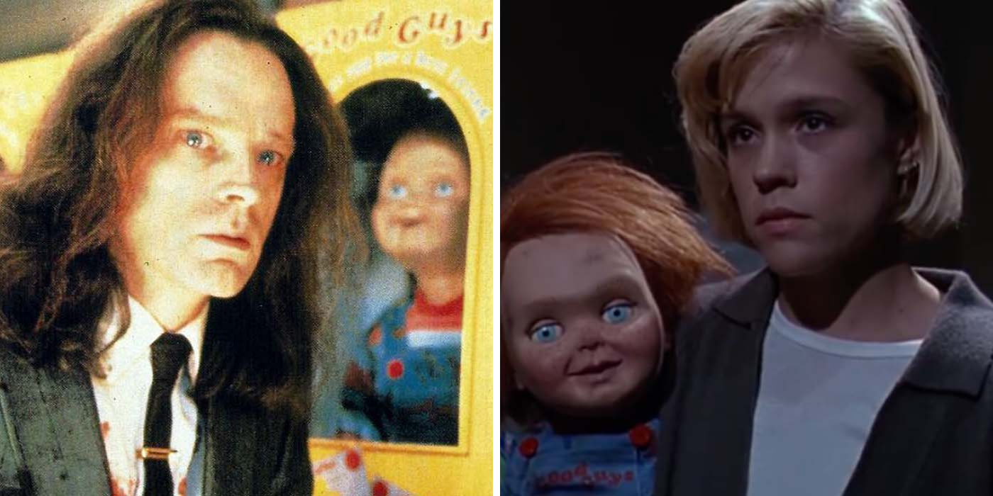 Brad Dourif as Chucky's voice & Christine Elise