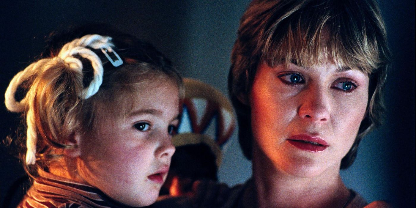 e.t. drew barrymore and dee wallace