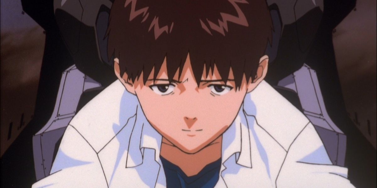 Shinji Distraught In His EVA Mech