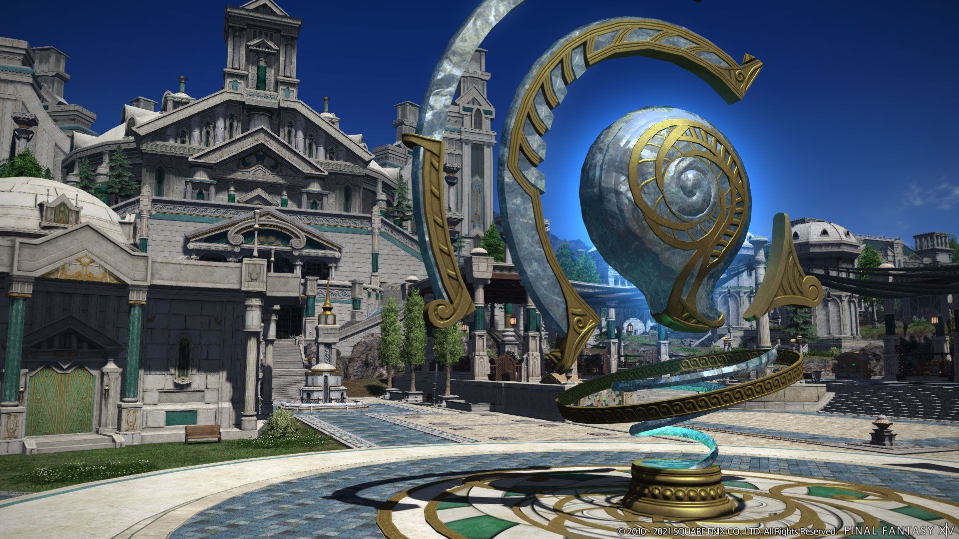 Final Fantasy XIV: Endwalker's new hub world, Old Sharlayan
