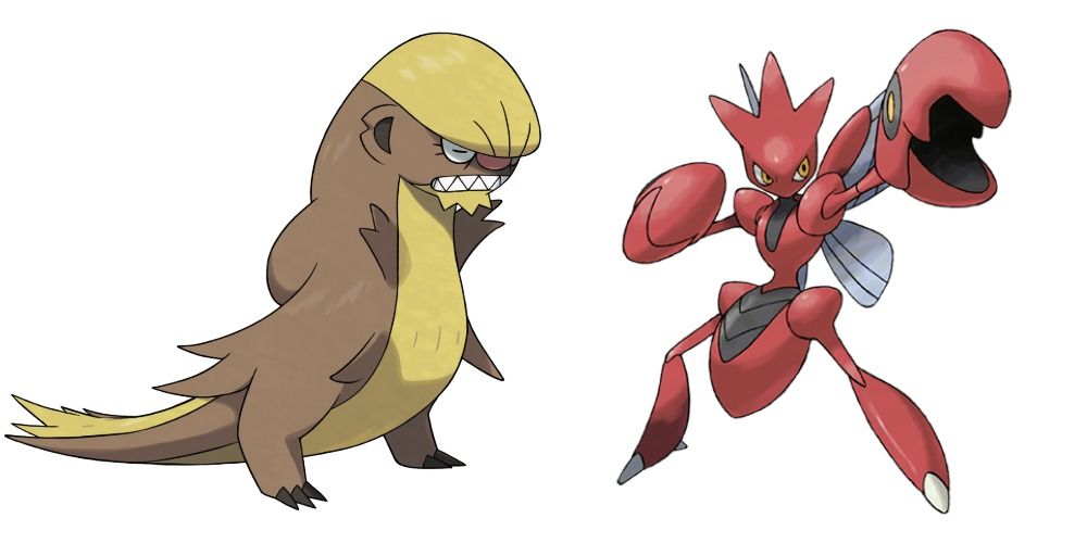 gumshoos and scizor pokemon