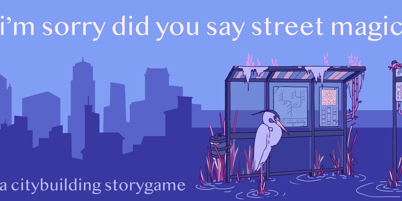 im sorry did you say street magic cityscape with heron at a bus stop 