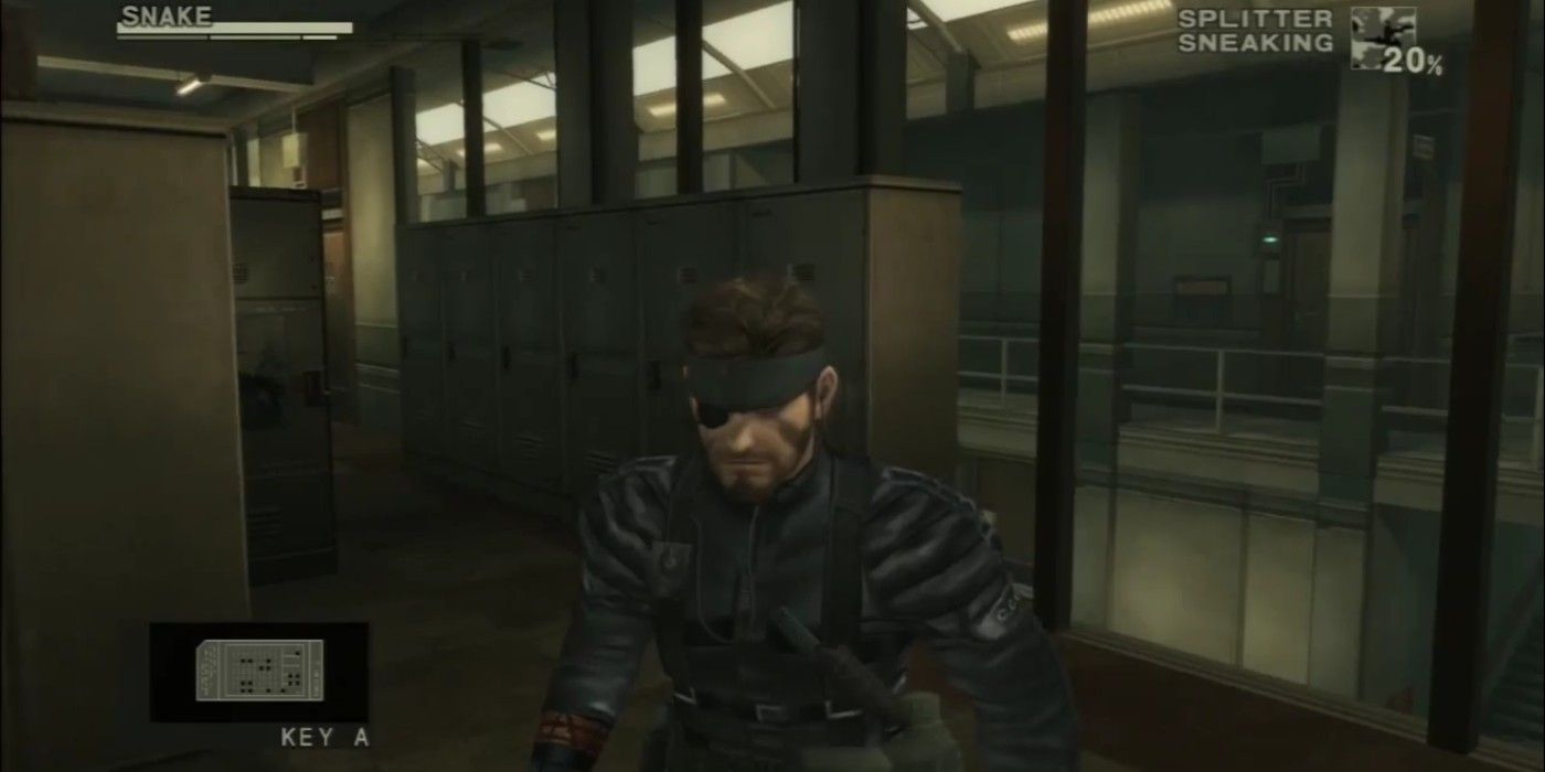 snake showing off his prototype suit