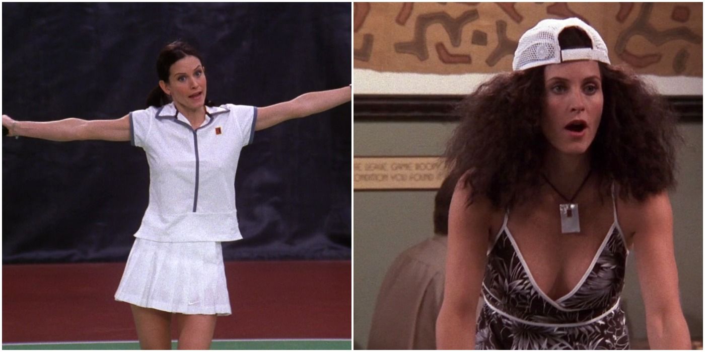 Monica plays tennis and ping pong