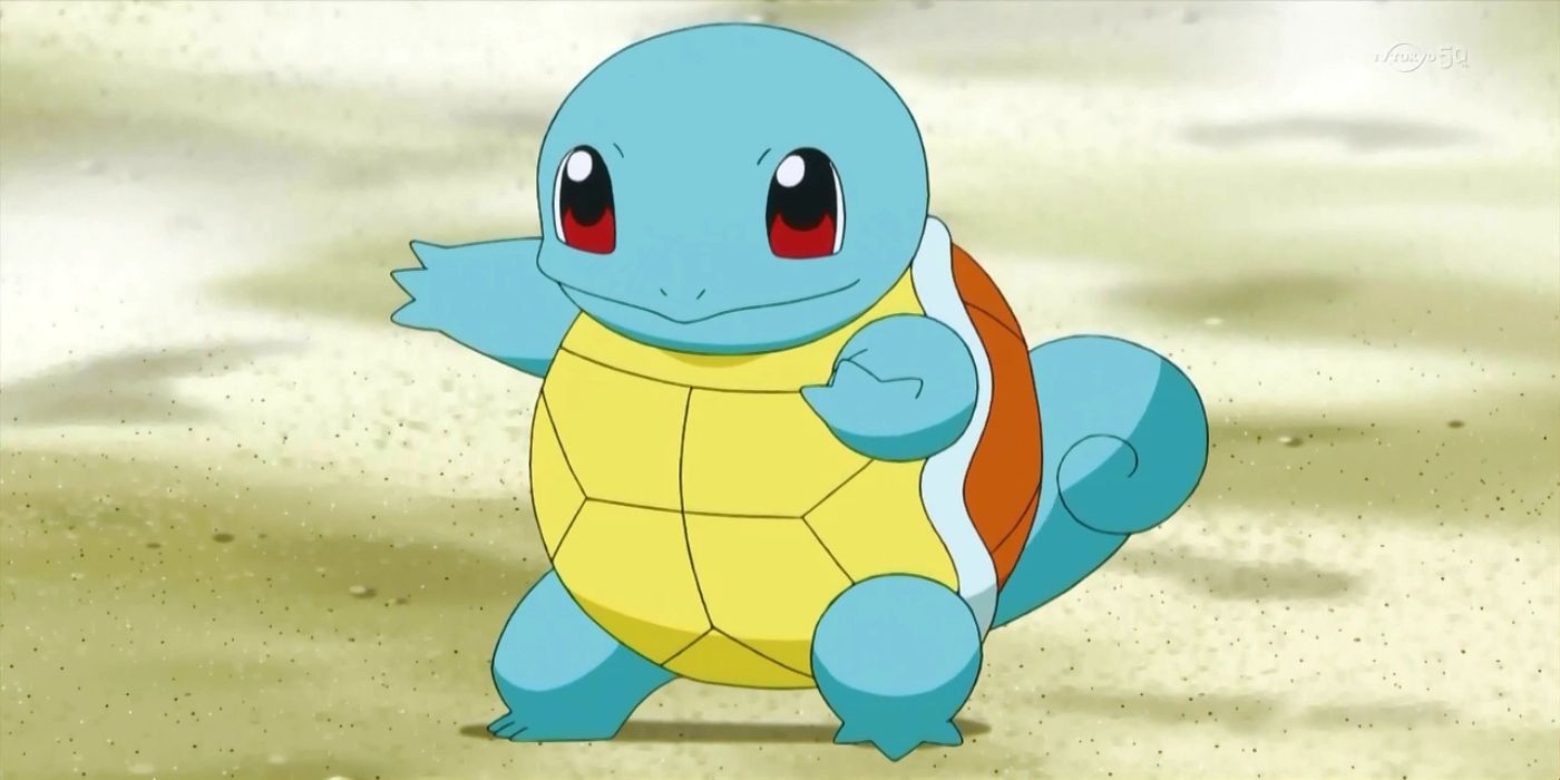 Ash's Squirtle in the Pokemon anime