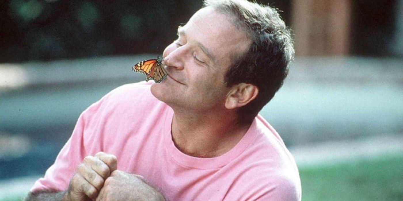 Robin Williams Jack butterfly on lips