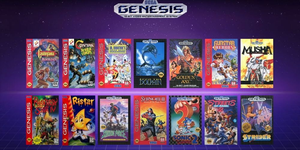 SEGA genesis games on switch online