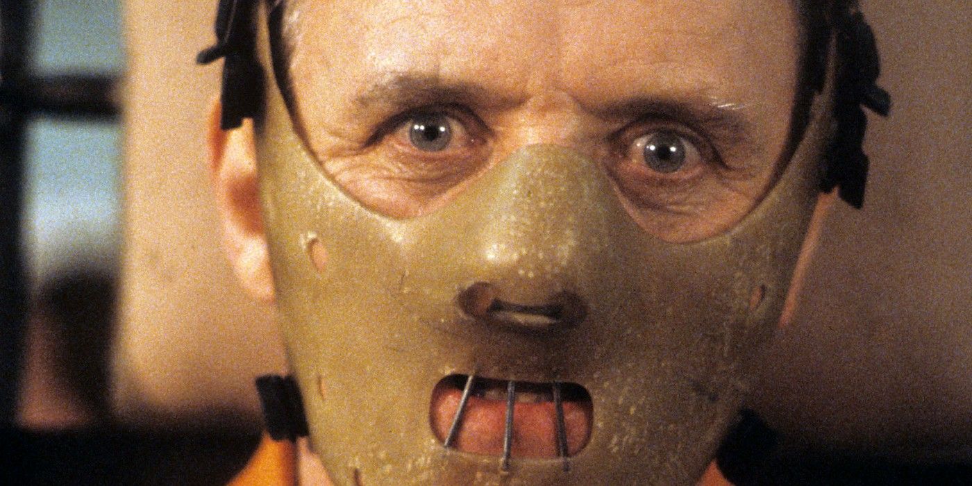 Hannibal Lecter in his iconic mask from Silence of the Lambs
