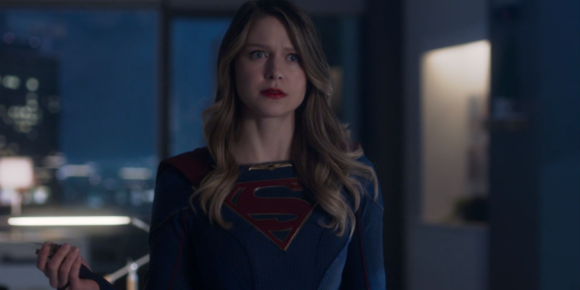 supergirl arrives for the trade