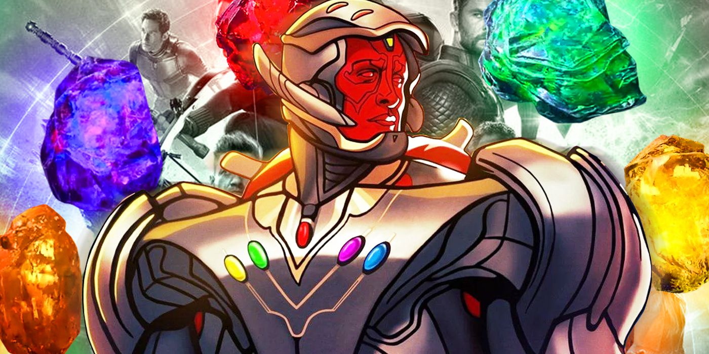 ultron vision and infinity stones