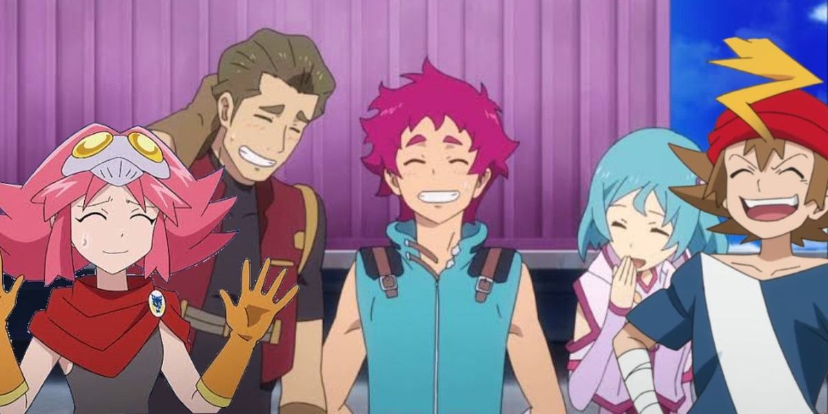The Cast Of Zoids Laughing Together