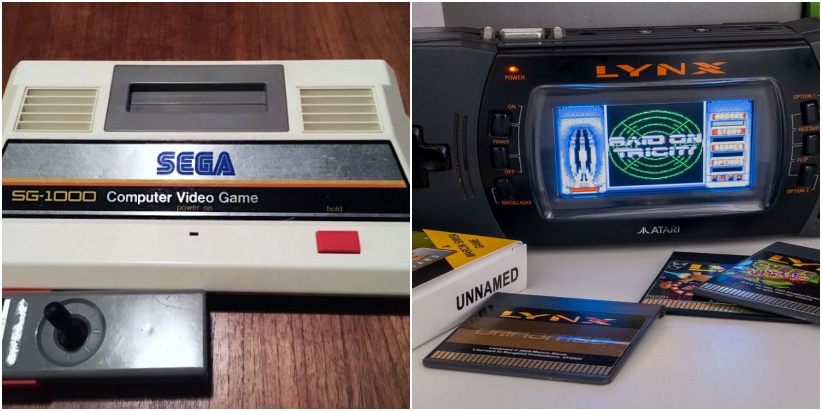 Sega SG 1000 and Atari Lynx