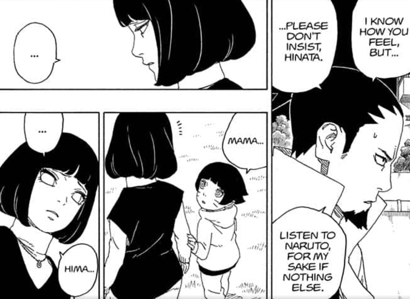 Hinata wants to help Naruto rescue Boruto and Kawaki
