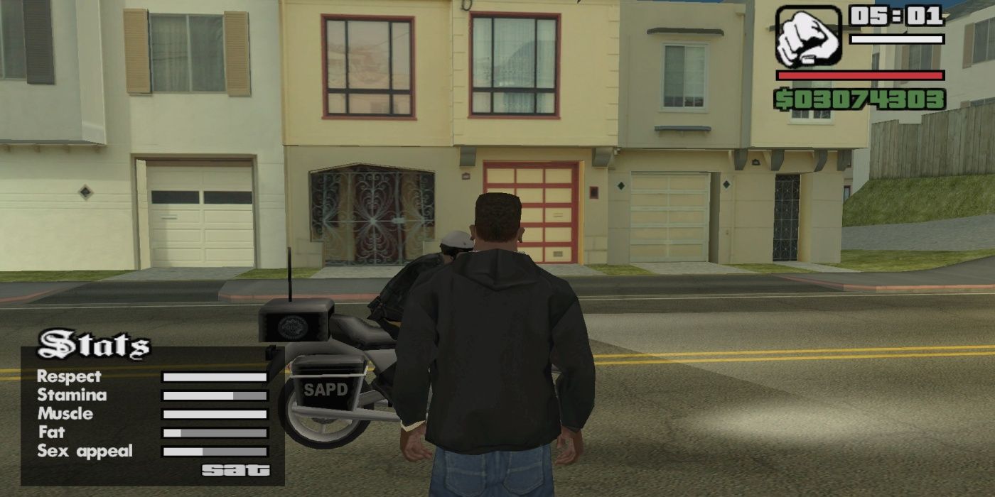 Grand Theft Auto: San Andreas stats